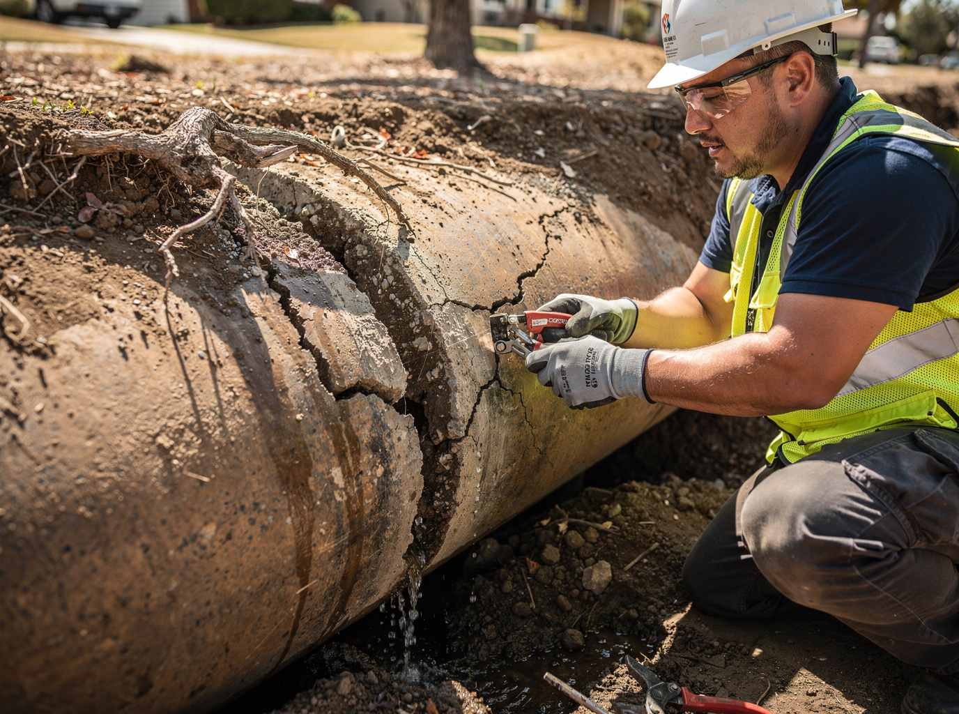 Sewer Line Repair in Highland Park Los Angeles CA