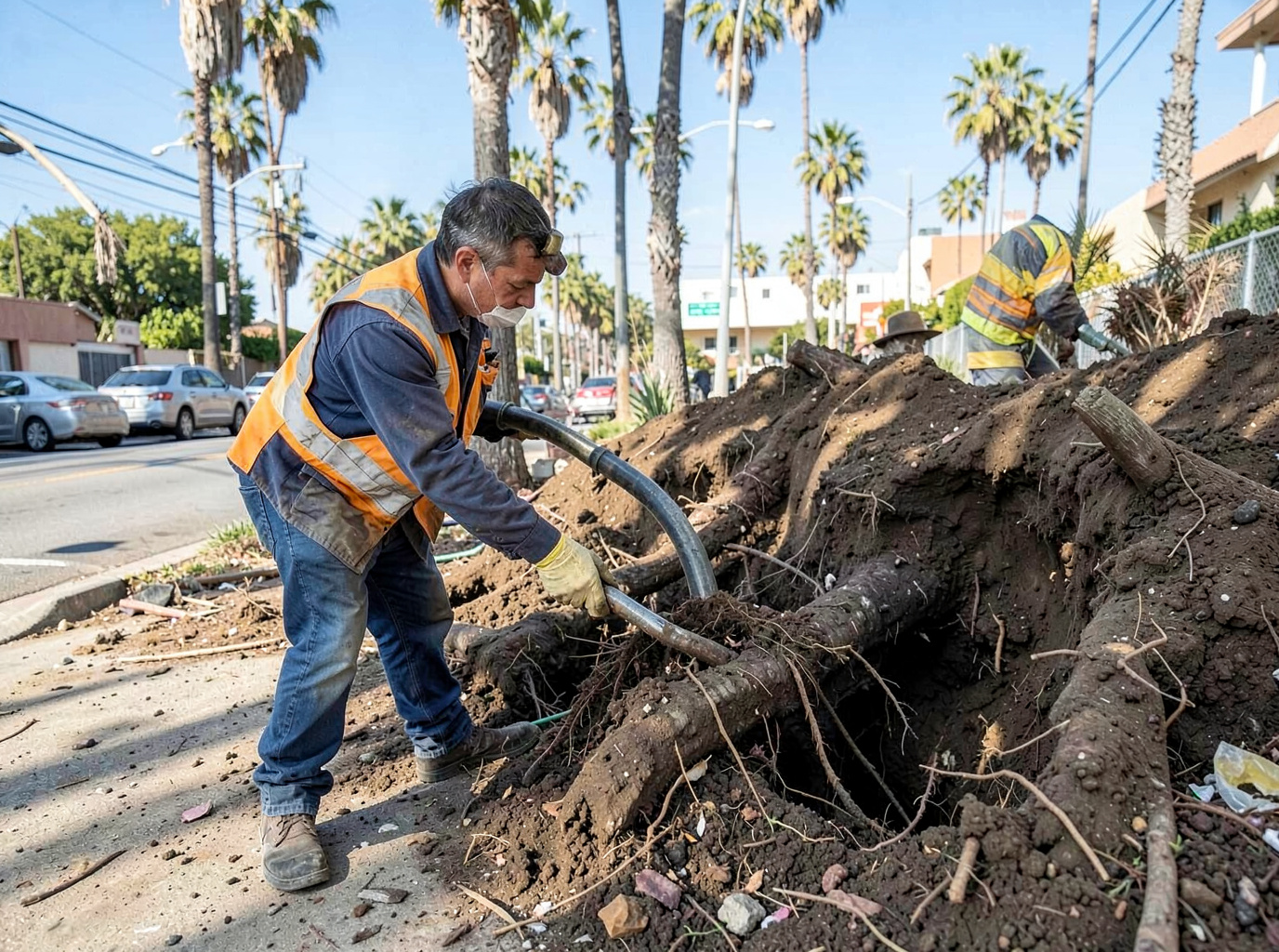Tree Root Sewer Damage in Los Angeles, CA